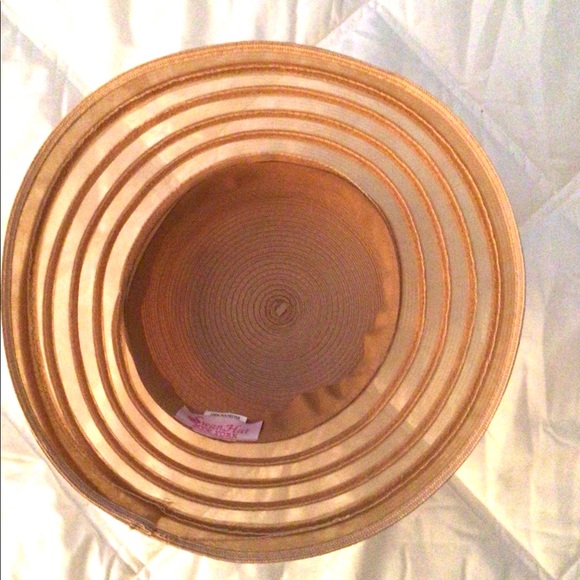 Straw Swan Hat New York, Camel - Picture 4 of 4